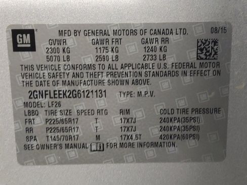 Used 2016 Chevrolet Equinox LS AWD/4WD image 33