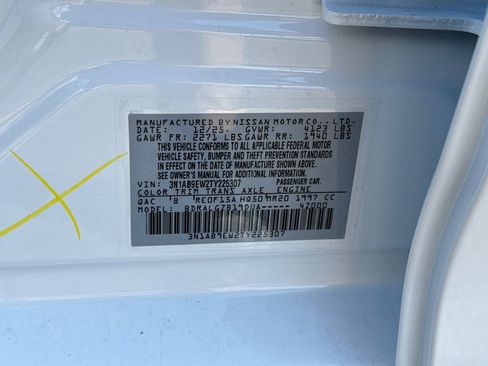 New 2026 Nissan Sentra SL w/ Floor Mat Package FWD image 35
