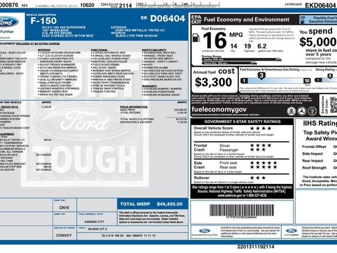 Used 2014 Ford F150 Lariat w/ Equipment Group 501A Mid AWD/4WD image 6