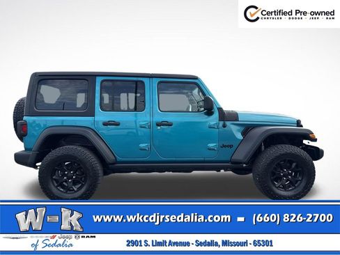 Certified 2020 Jeep Wrangler Unlimited Sport AWD/4WD image 7