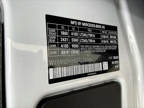 New 2025 Mercedes-Benz Sprinter 2500 image 9