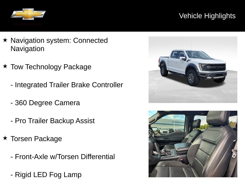 Used 2022 Ford F150 Raptor w/ Equipment Group 801A High AWD/4WD image 18
