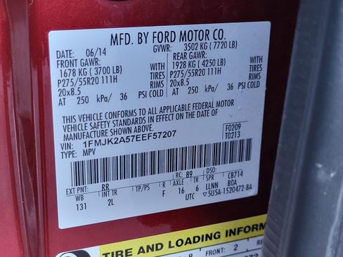 Used 2014 Ford Expedition EL Limited w/ Equipment Group 301A image 36