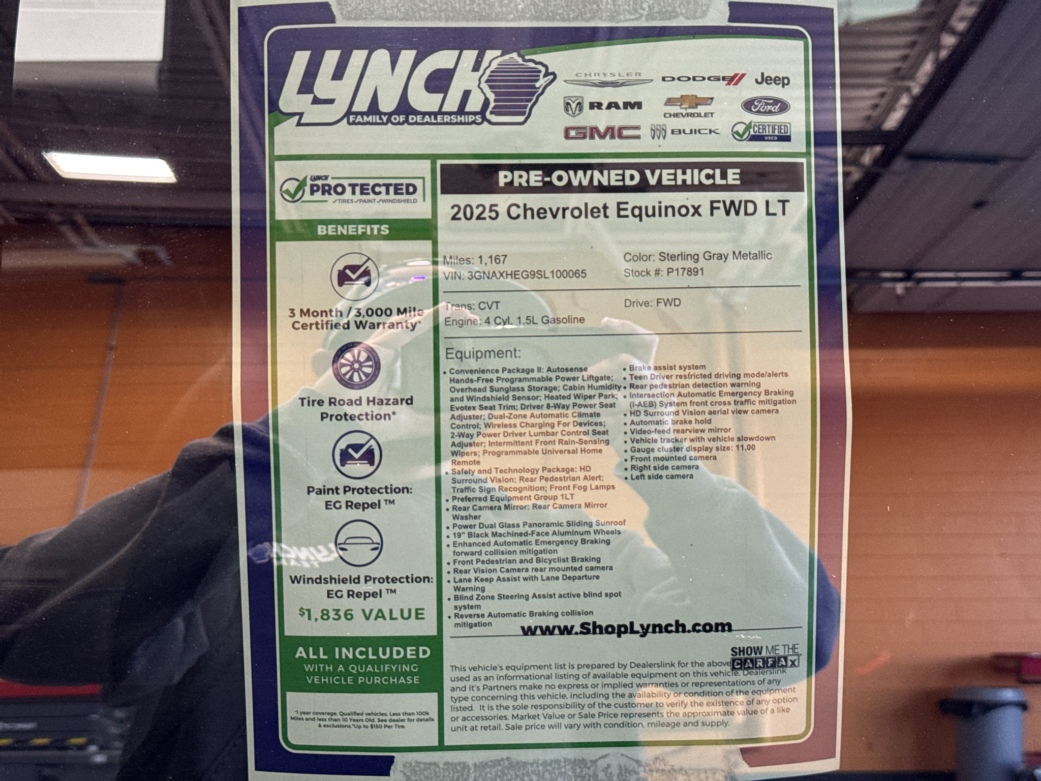 Used 2025 Chevrolet Equinox LT w/ Convenience Package II FWD image 39