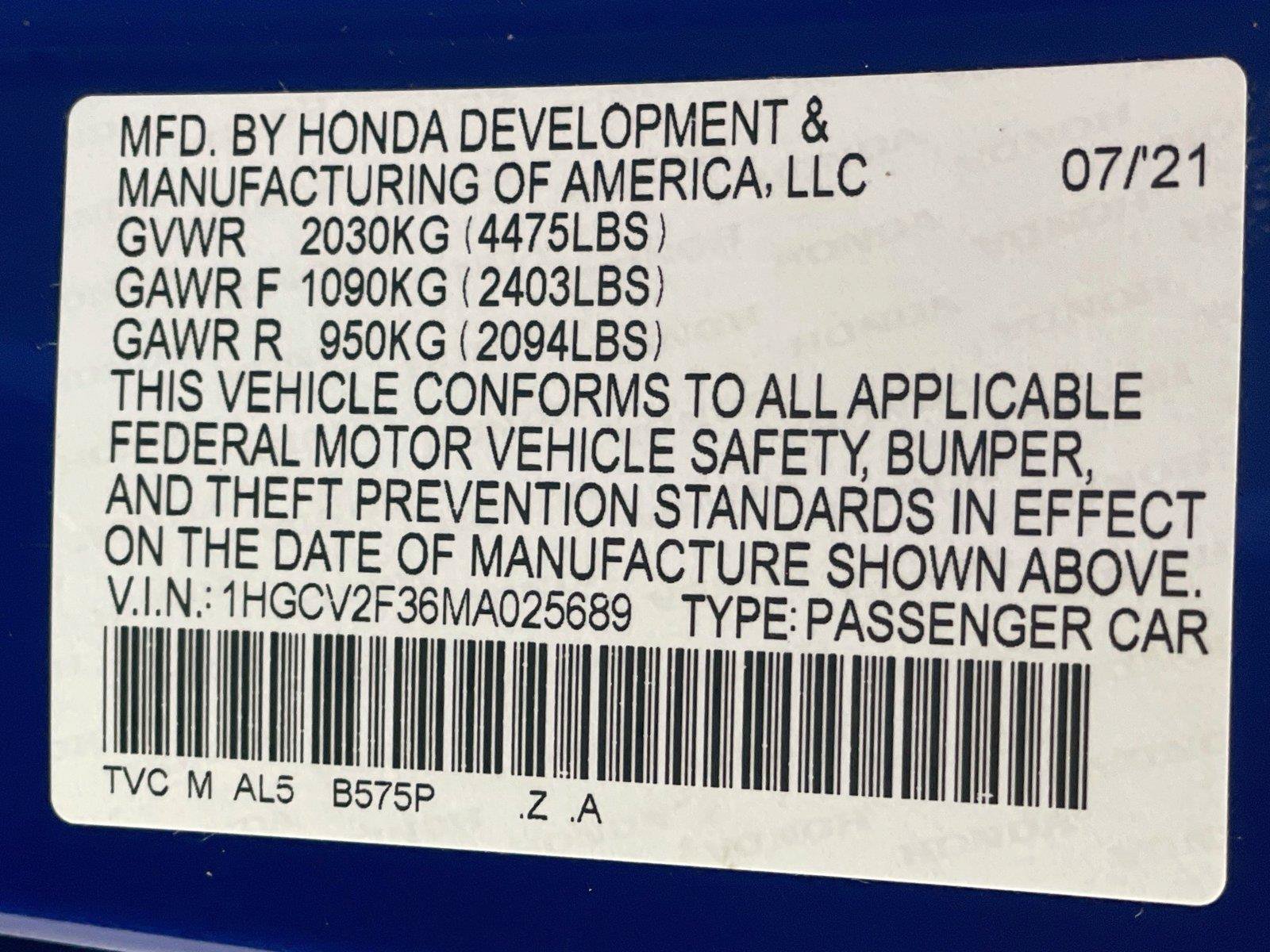 Used 2021 Honda Accord Sport image 29