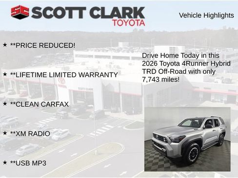 Used 2026 Toyota 4Runner TRD Off-Road AWD/4WD image 12