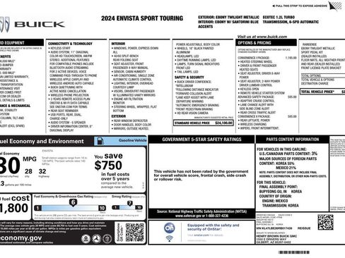 Used 2024 Buick Envista Sport Touring w/ Convenience I Package FWD image 4