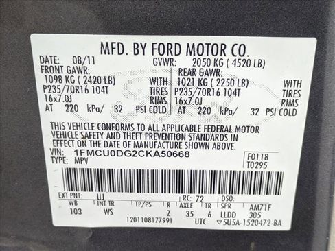 Used 2012 Ford Escape XLT image 15