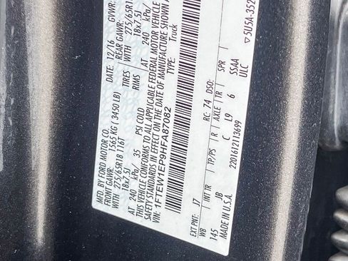 Used 2017 Ford F150 XLT w/ Equipment Group 302A Luxury image 11