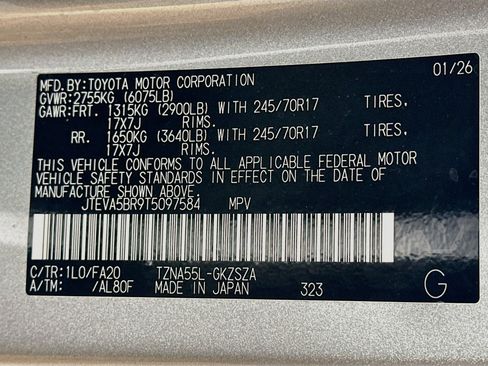Used 2026 Toyota 4Runner SR5 AWD/4WD image 12