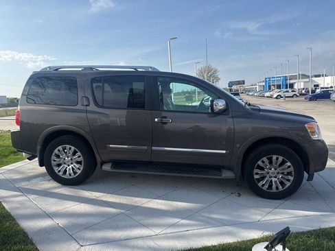 Used 2015 Nissan Armada Platinum w/ 2nd Row Captain Seat Package AWD/4WD image 2