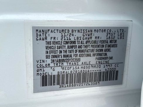 Certified 2025 Nissan Sentra S FWD image 23