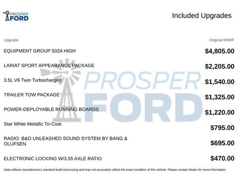 Used 2023 Ford F150 Lariat w/ Equipment Group 502A High AWD/4WD image 3