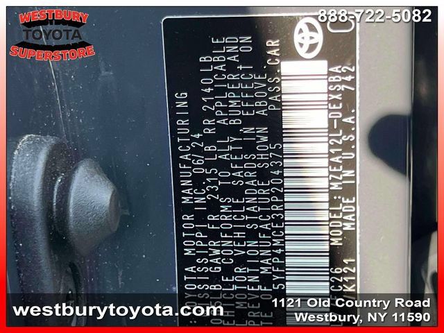 Used 2024 Toyota Corolla SE w/ SE Premium Package FWD image 20