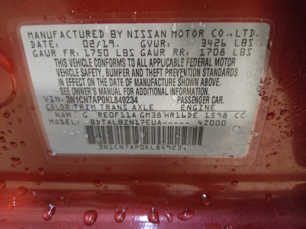 Used 2019 Nissan Versa SV FWD image 33