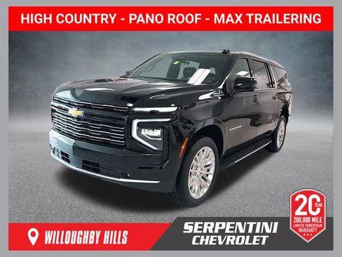 New 2026 Chevrolet Suburban High Country w/ Sun And Tow Package AWD/4WD image 1