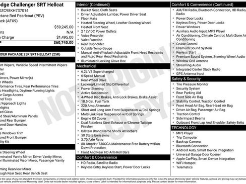 Used 2019 Dodge Challenger SRT Hellcat image 22