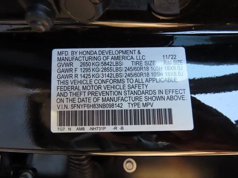 Certified 2022 Honda Pilot TrailSport image 30