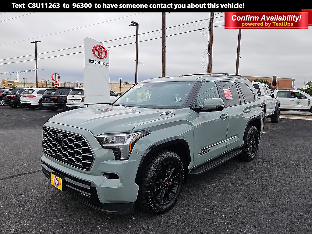 Certified 2026 Toyota Sequoia Platinum w/ TRD Off-Road Package AWD/4WD image 1