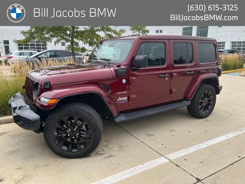 Used 2021 Jeep Wrangler Unlimited Sahara w/ Cold Weather Group AWD/4WD image 1