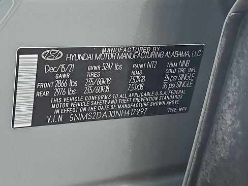 Used 2022 Hyundai Santa Fe SEL AWD/4WD image 36