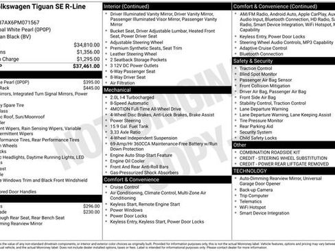 Certified 2023 Volkswagen Tiguan SE R-Line AWD/4WD image 41