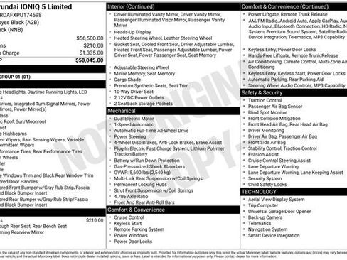 Used 2023 Hyundai Ioniq 5 Limited AWD/4WD image 36