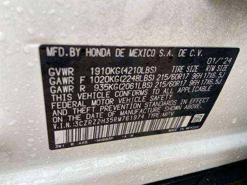 Used 2024 Honda HR-V LX image 33