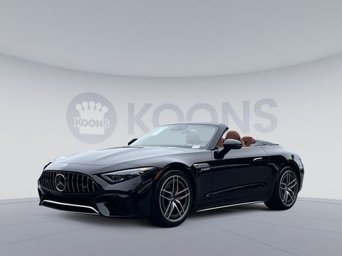Certified 2022 Mercedes-Benz SL 55 AMG 4MATIC w/ Driver Assistance Package image 1