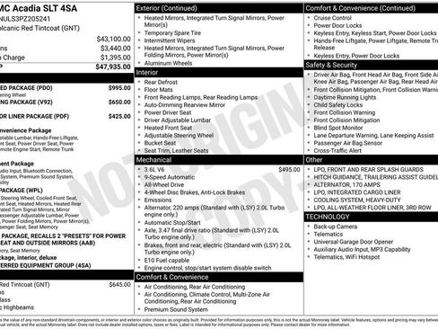 Used 2023 GMC Acadia SLT w/ Preferred Package AWD/4WD image 2