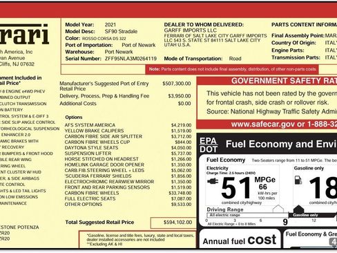 Used 2021 Ferrari SF90 Stradale image 39