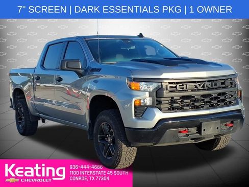 Used 2025 Chevrolet Silverado 1500 Custom Trail Boss w/ LPO, Dark Essentials Package AWD/4WD image 1
