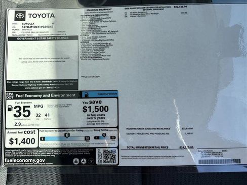 Certified 2026 Toyota Corolla LE FWD image 24