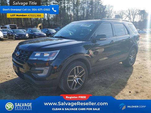 Used 2017 Ford Explorer Sport AWD/4WD image 1