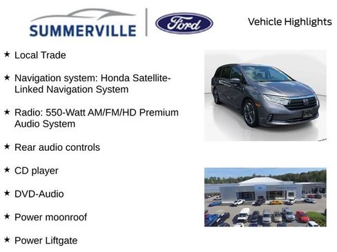 Used 2022 Honda Odyssey Elite image 2