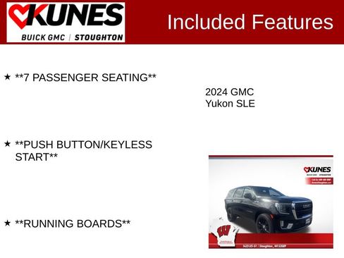 Used 2024 GMC Yukon SLE AWD/4WD image 3