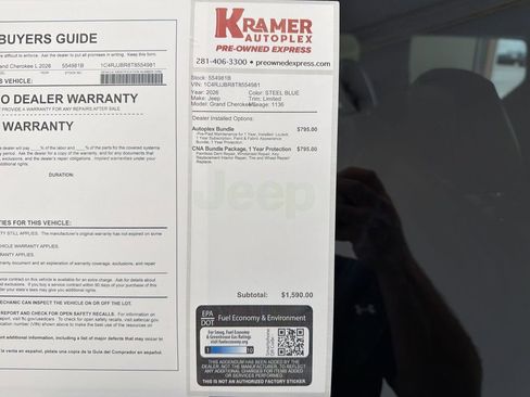 Used 2026 Jeep Grand Cherokee L Limited image 35