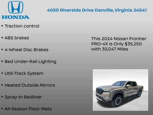 Used 2024 Nissan Frontier PRO-4X w/ Pro Convenience Package AWD/4WD image 23