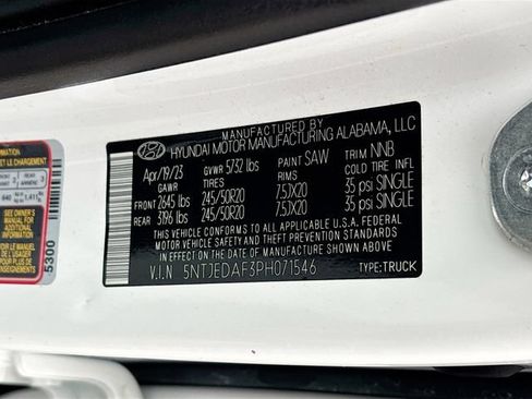 Used 2023 Hyundai Santa Cruz Limited AWD/4WD image 33