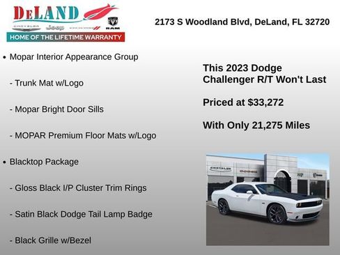 Used 2023 Dodge Challenger R/T w/ Blacktop Package RWD image 6