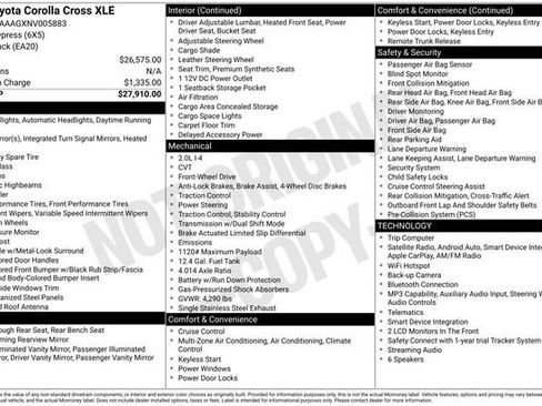Used 2022 Toyota Corolla Cross XLE FWD image 5