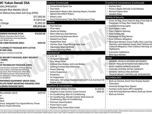 Used 2023 GMC Yukon Denali w/ Denali Reserve Package AWD/4WD image 5