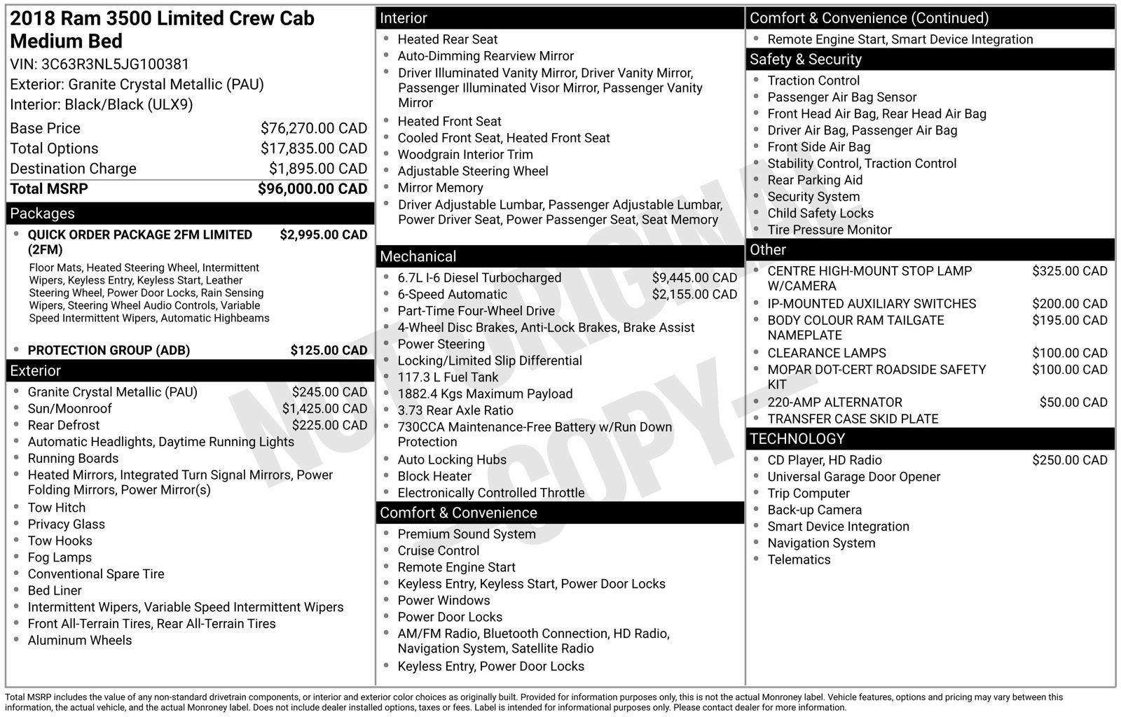 Used 2018 RAM 3500 Limited AWD/4WD image 7