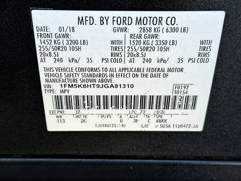 Used 2018 Ford Explorer Platinum image 31