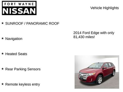 Used 2014 Ford Edge SEL w/ Canadian Touring Package image 7