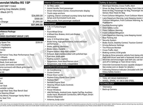 Used 2024 Chevrolet Malibu RS image 38