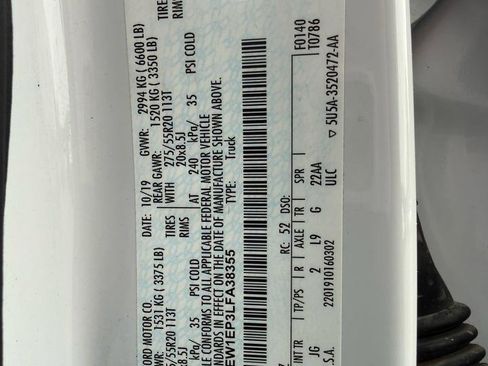 Used 2020 Ford F150 XL w/ Equipment Group 101A Mid AWD/4WD image 42