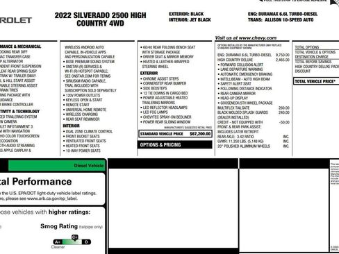 Used 2022 Chevrolet Silverado 2500 High Country image 2