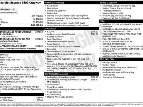 Used 2017 Chevrolet Express 3500 RWD image 3