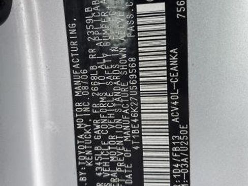 Used 2007 Toyota Camry FWD image 16